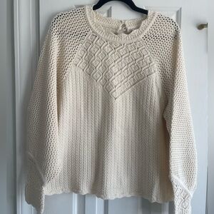 Sam Edelman cream sweater, XL